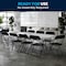 Flash Furniture Plastic Event Fold Table Set RB-3096F-10-LEL3-BK-GG - alternate 6